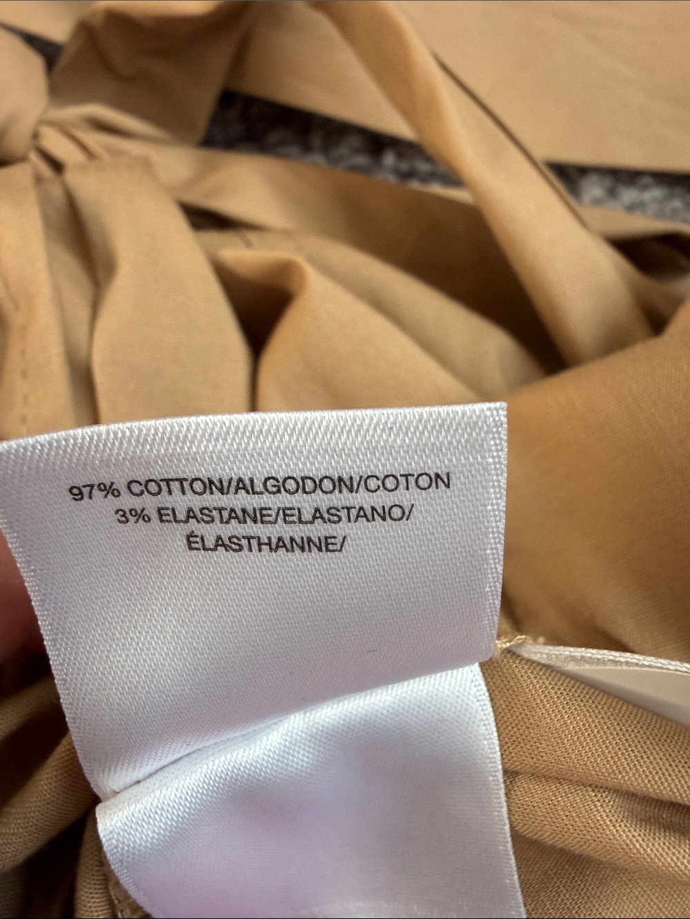 Anne Klein Khaki Shirt Dress Size 10 - Picture 5 of 6